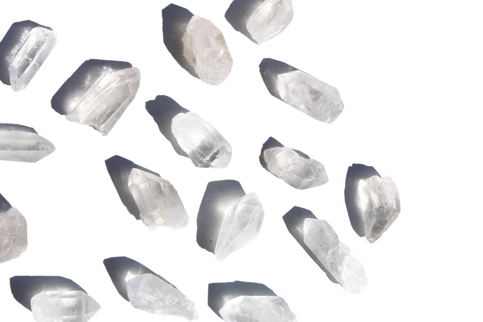 ponta de quartzo transparente