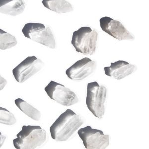 ponta de quartzo transparente