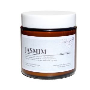 vela de soja de jasmim