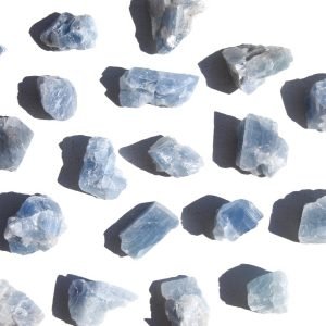 calcite azul em bruto
