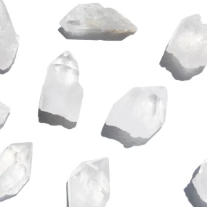 ponta de quartzo transparente