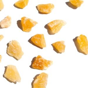 calcite amarela em bruto