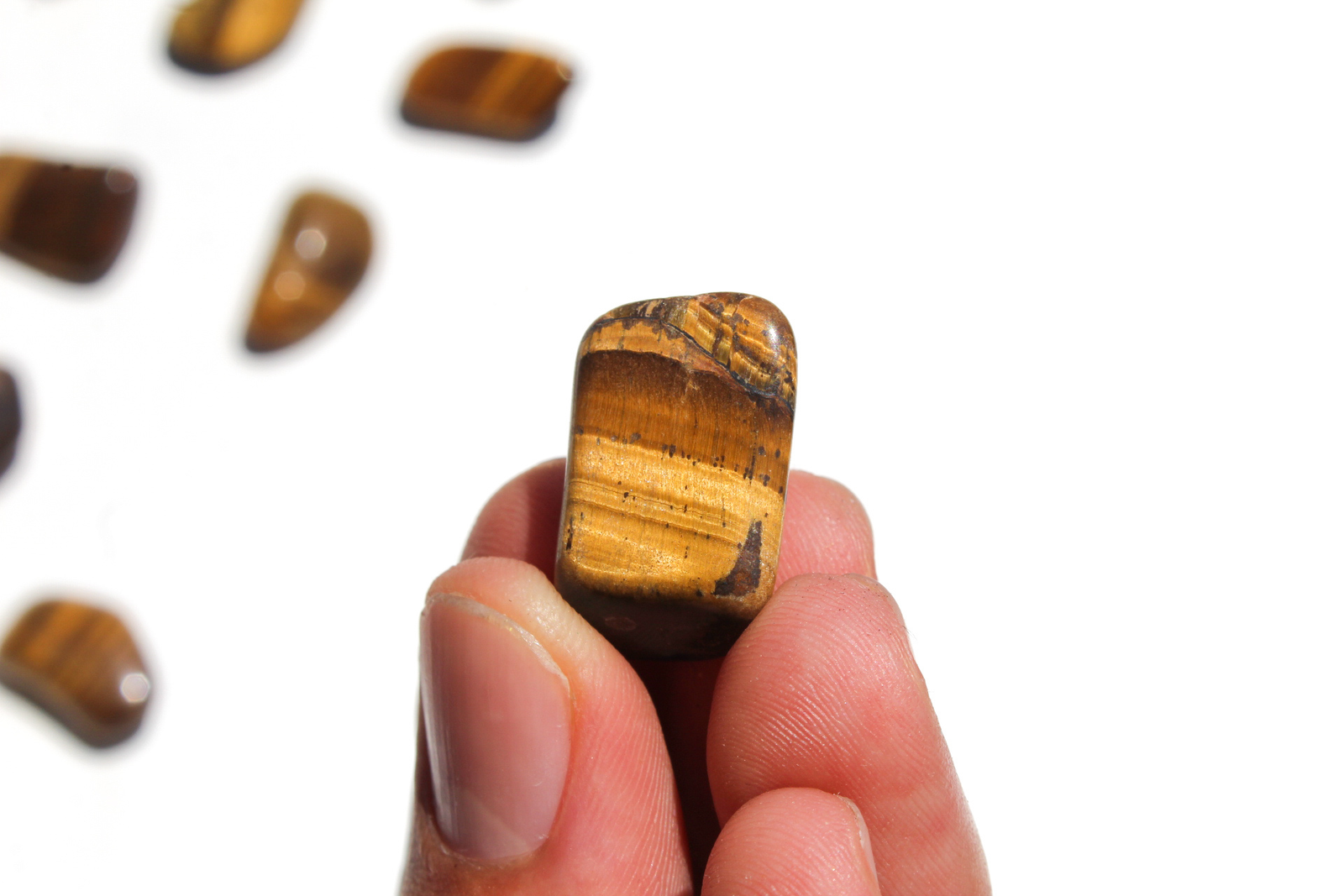 olho de tigre rolado