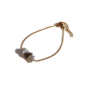 Pulseira Theia Labradorite (Dourado/Prateado)