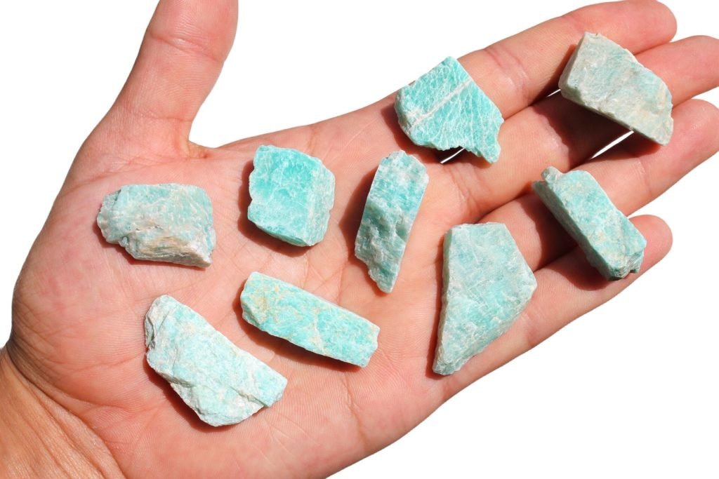 amazonite em bruto
