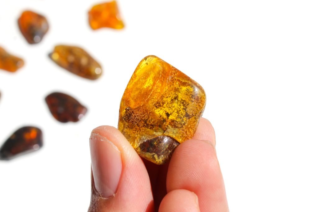 âmbar rolado médio