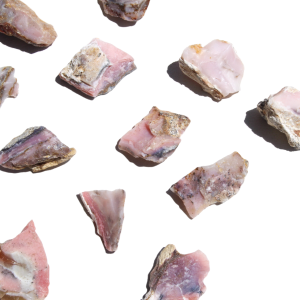 Opala Rosa em Bruto Pequena