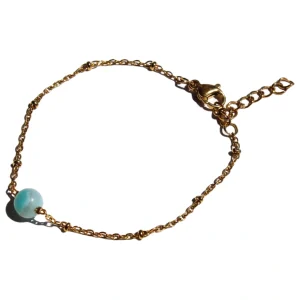 Pulseira Aedos Amazonite (Dourado/Prateado)