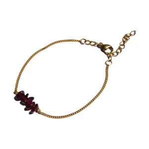 Pulseira Theia Granada (Dourado/Prateado)