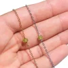 pulseira birthstone agosto peridoto 1