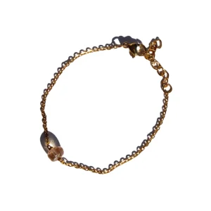 Pulseira Birthstone Novembro - Topázio Imperial (Dourado/Prateado)