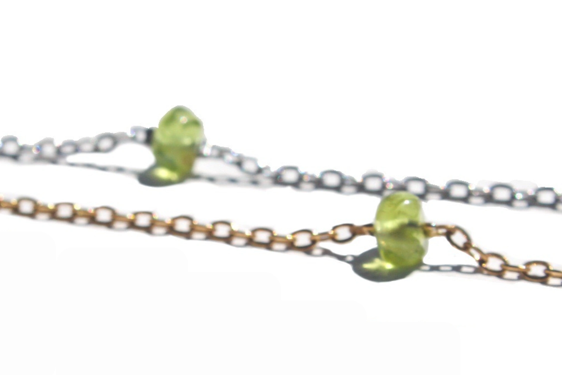 pulseira birthstone peridoto
