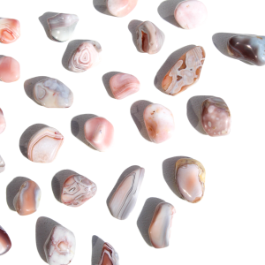 Ágata Botswana Rosa Rolada Pequena