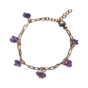 pulseira de ametista