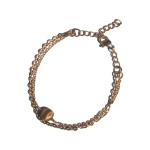 Pulseira Circe Olho de Tigre (Dourado/Prateado)