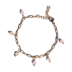 pulseira de quartzo rosa